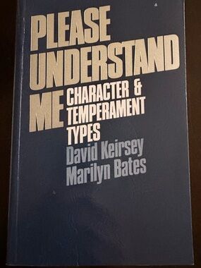 Please Understand Me by David Keirsey & Marilyn Bates - Navy Blue Cover